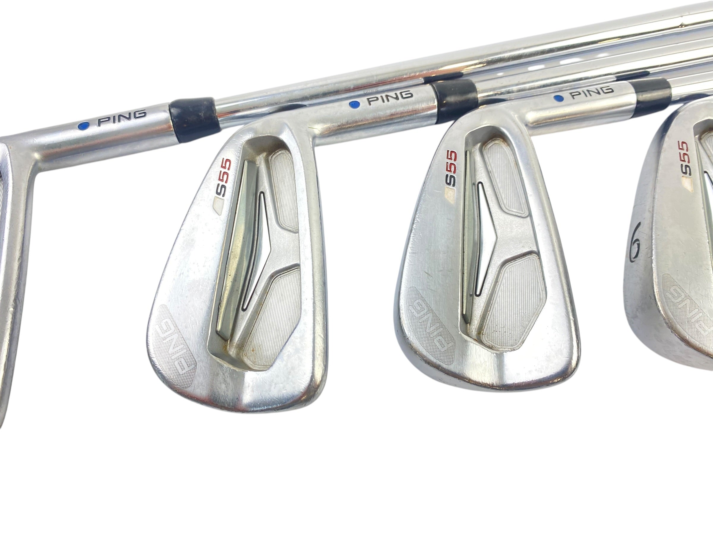 PING S55 Blue Dot Irons / 3-PW / Extra Stiff Flex