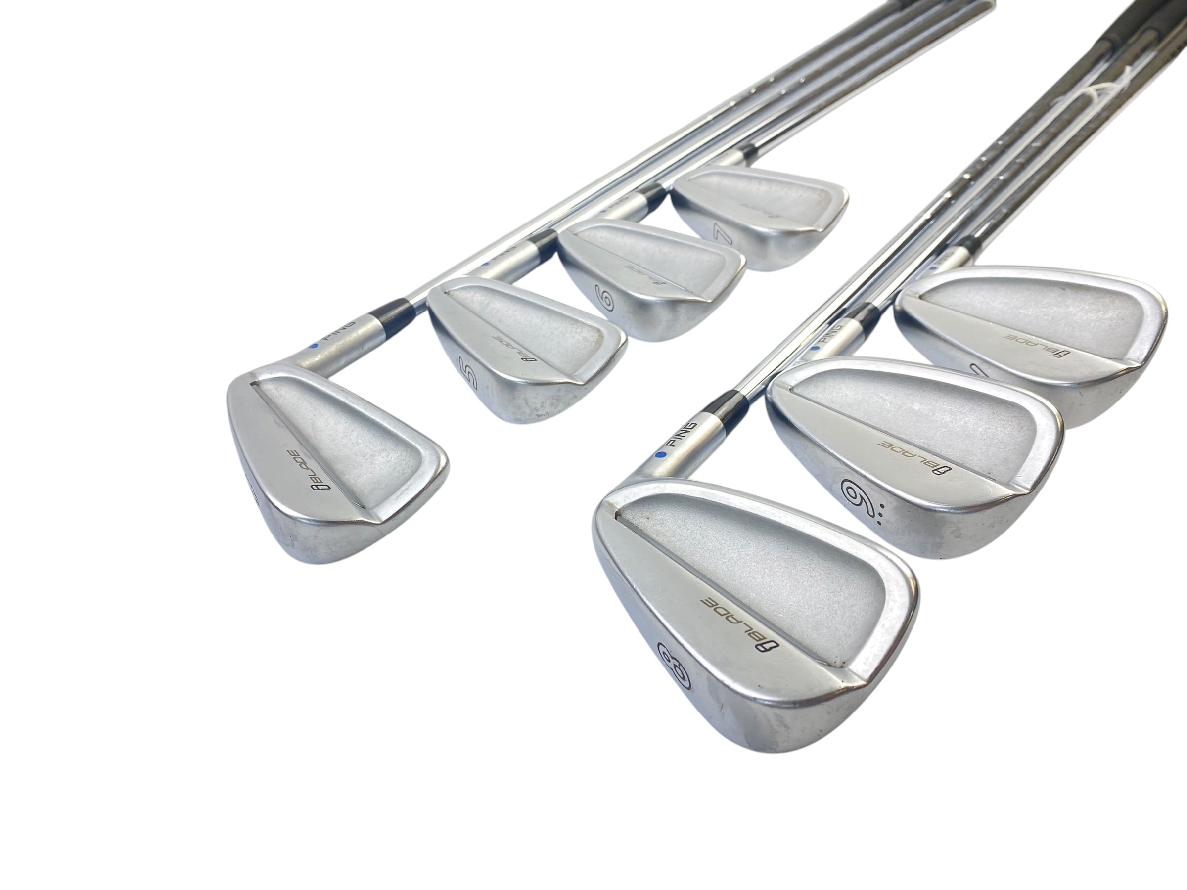 PING iBlade Blue Dot Irons / 4-PW / Stiff Flex