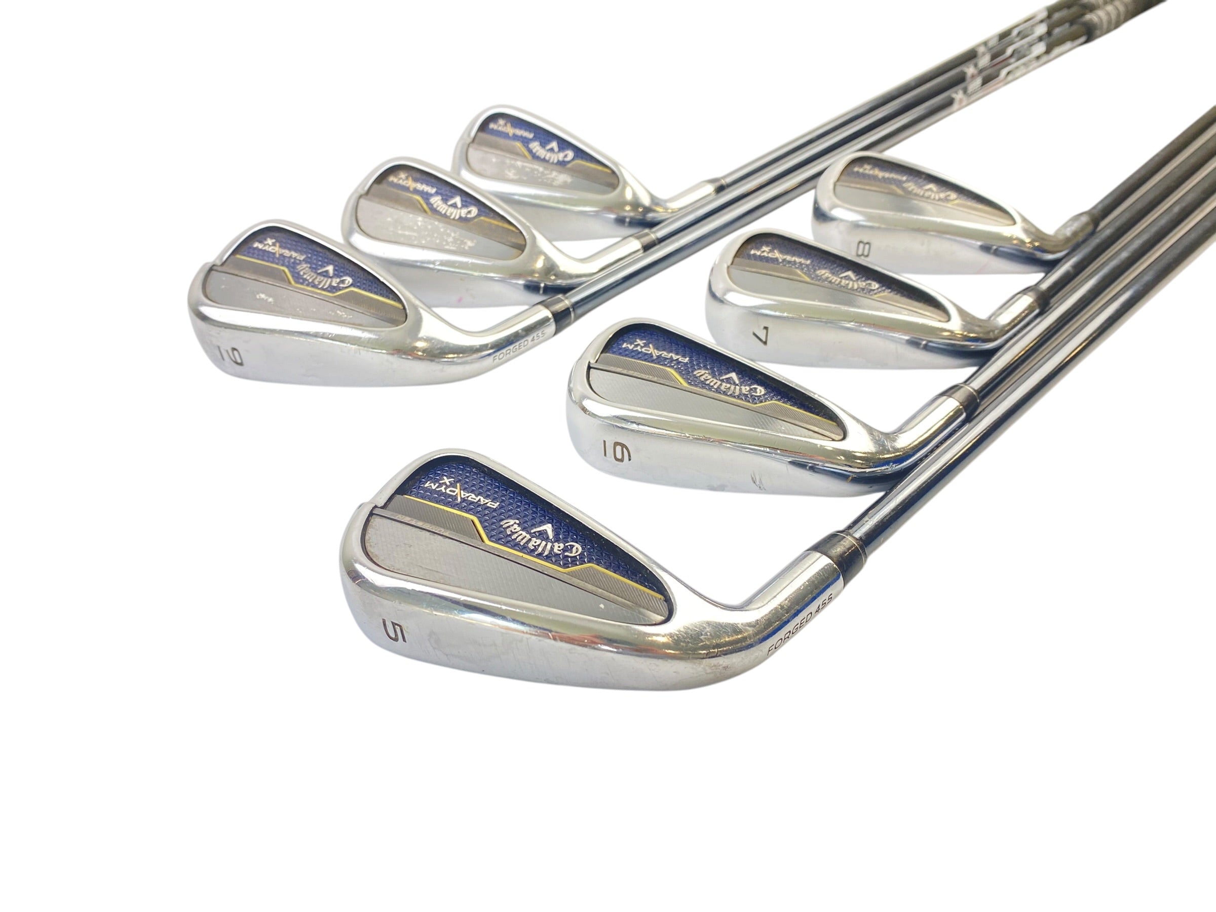 Left Hand Callaway Paradym X Irons / 5-GW / Regular Flex