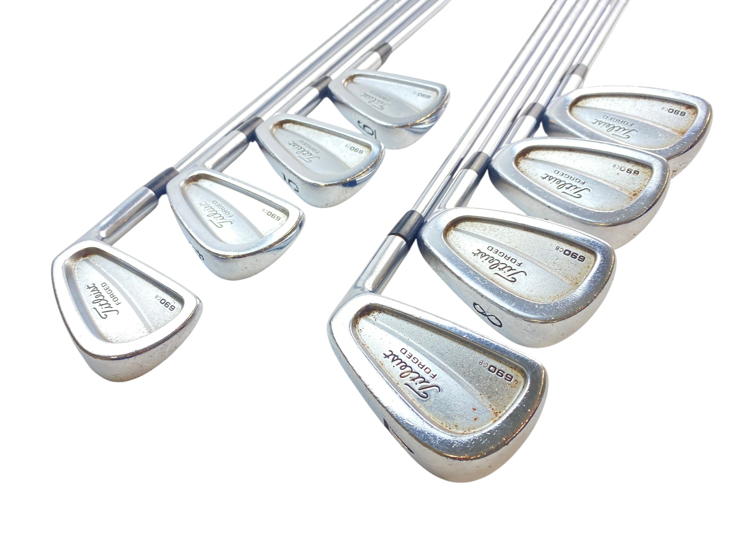 Titleist 690CB Irons / 3-PW / Stiff Flex