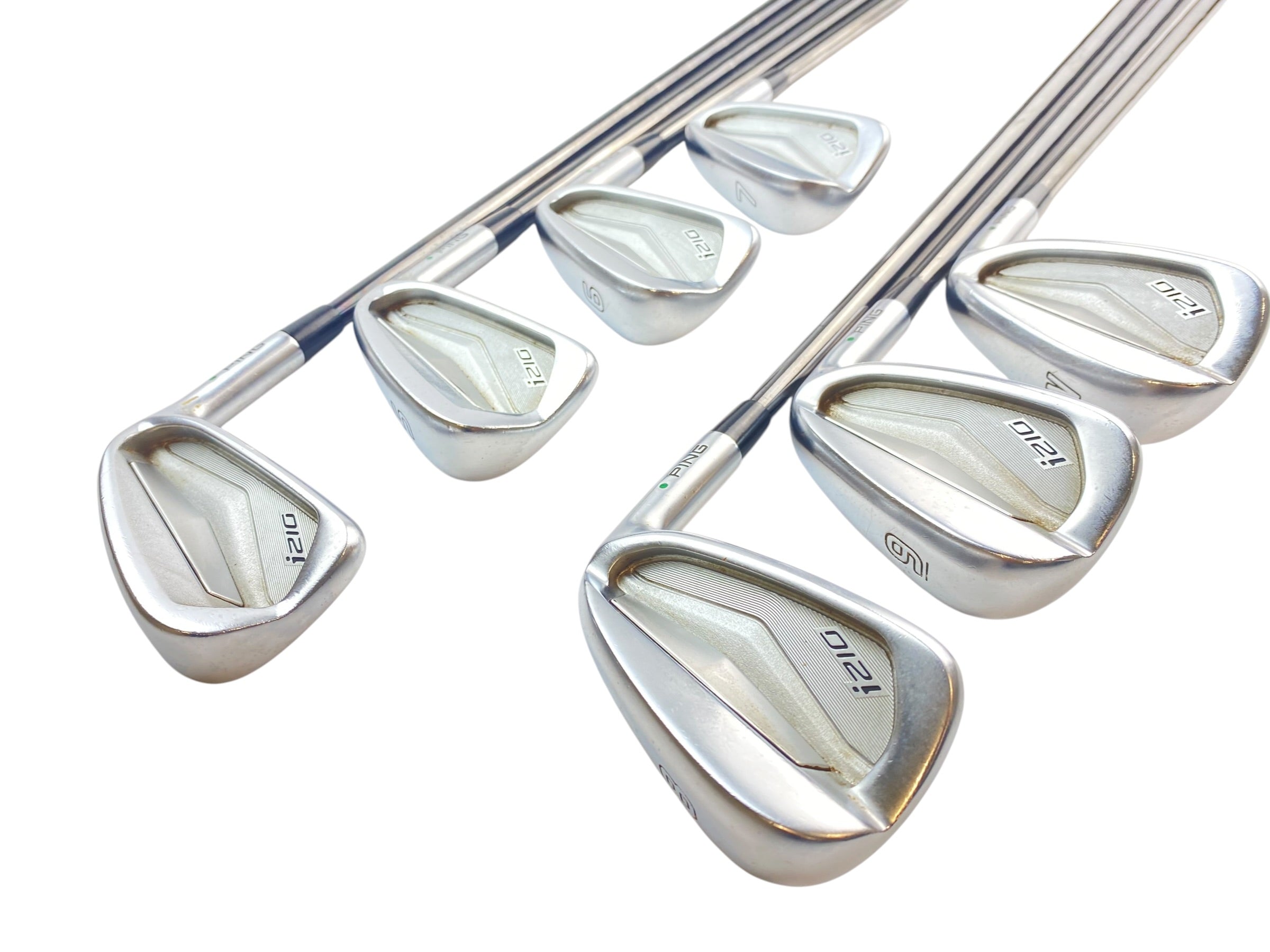 PING i1210 Green Dot Irons / 4-PW / Stiff Flex