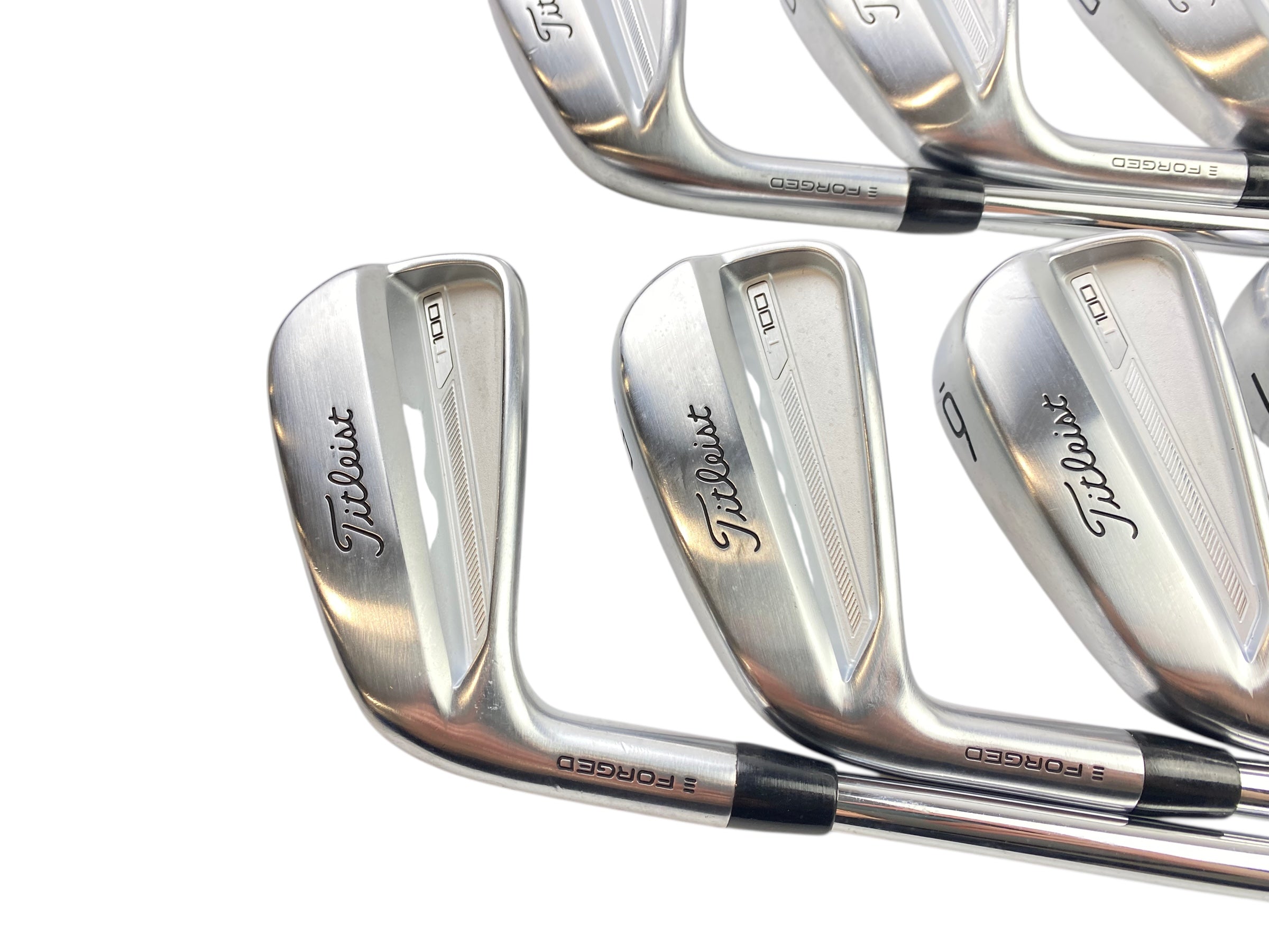 Left Hand Titleist T100 2023 Irons / 4-PW / Stiff Flex
