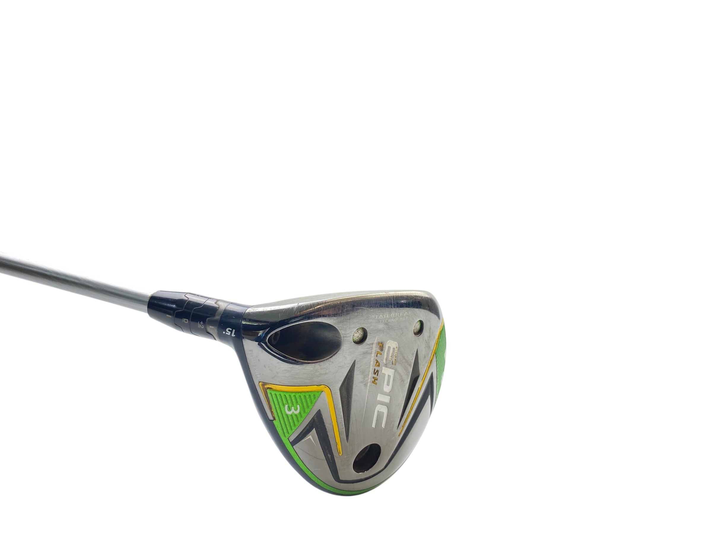 Left Hand Callaway Epic Flash 3 Wood / 15 Degree / Senior Flex