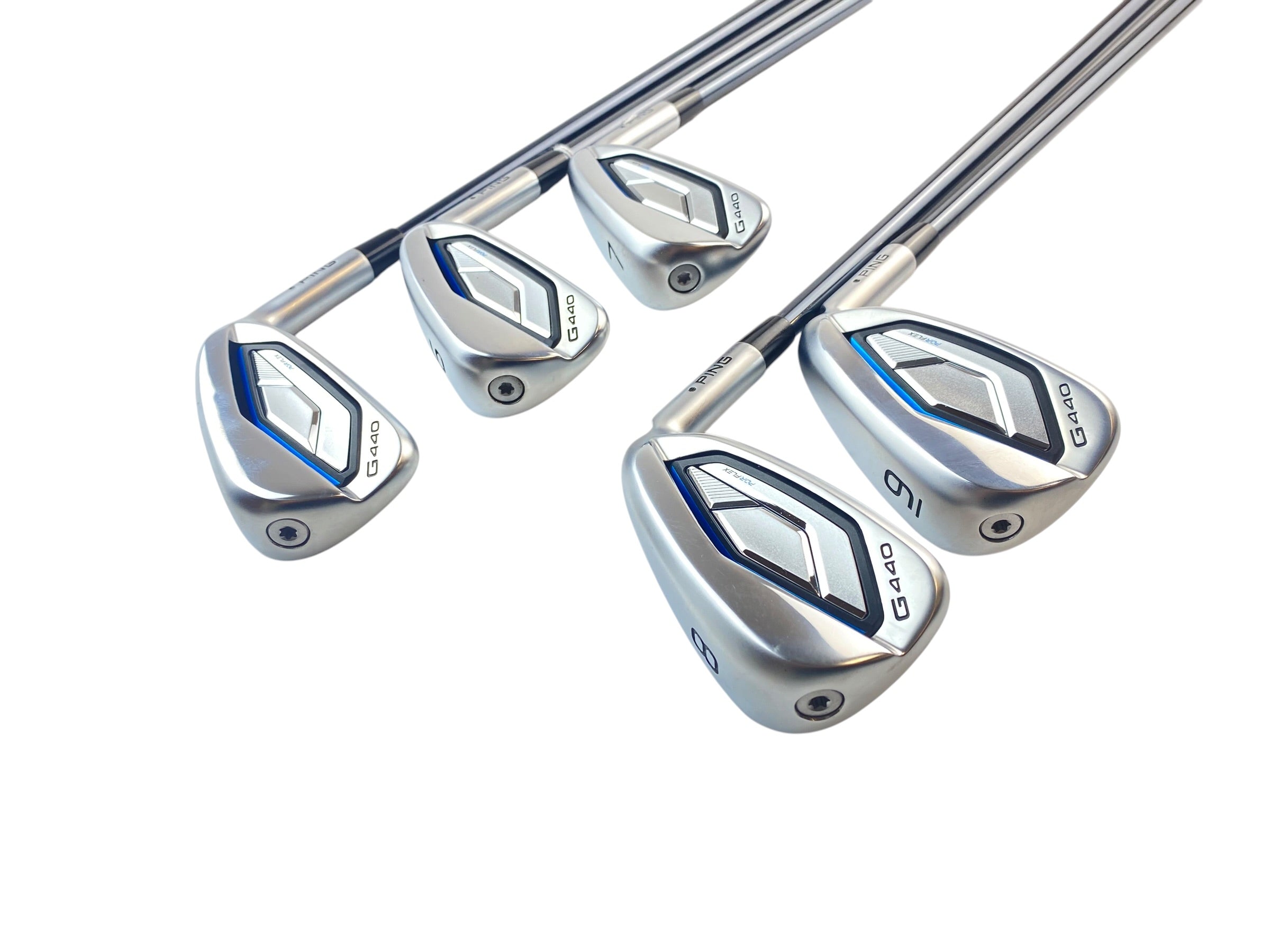 PING G440 Black Dot Irons / 5-9 / Regular Flex