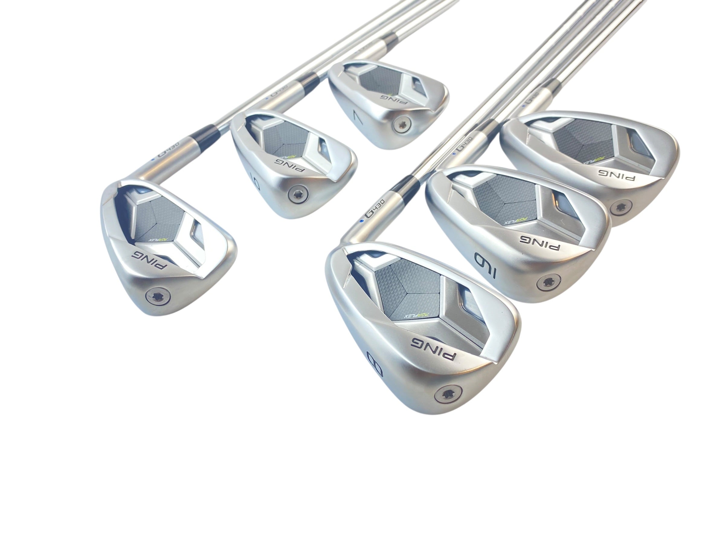 PING G430 Blue Dot Irons / 5-PW / Stiff Flex
