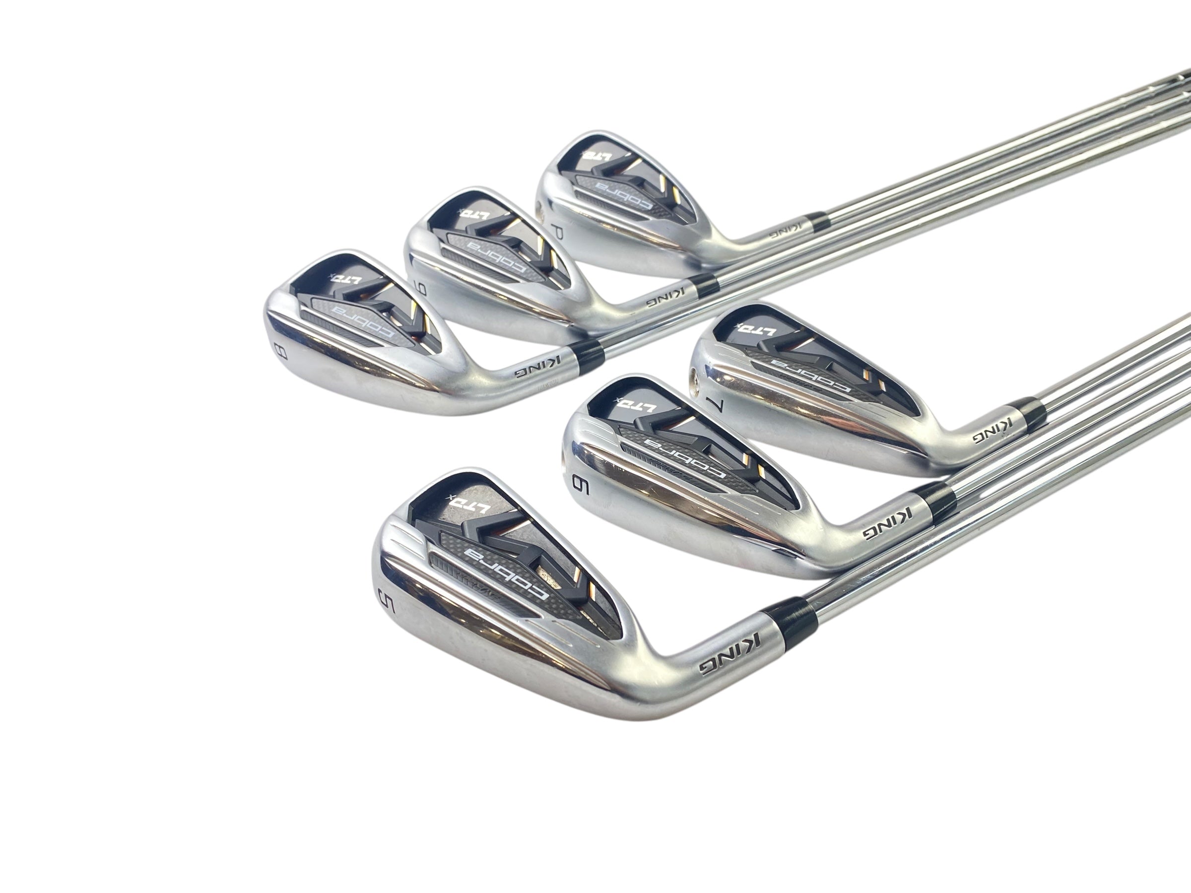 Left Hand Cobra LTDx Irons / 5-PW / Regular Flex