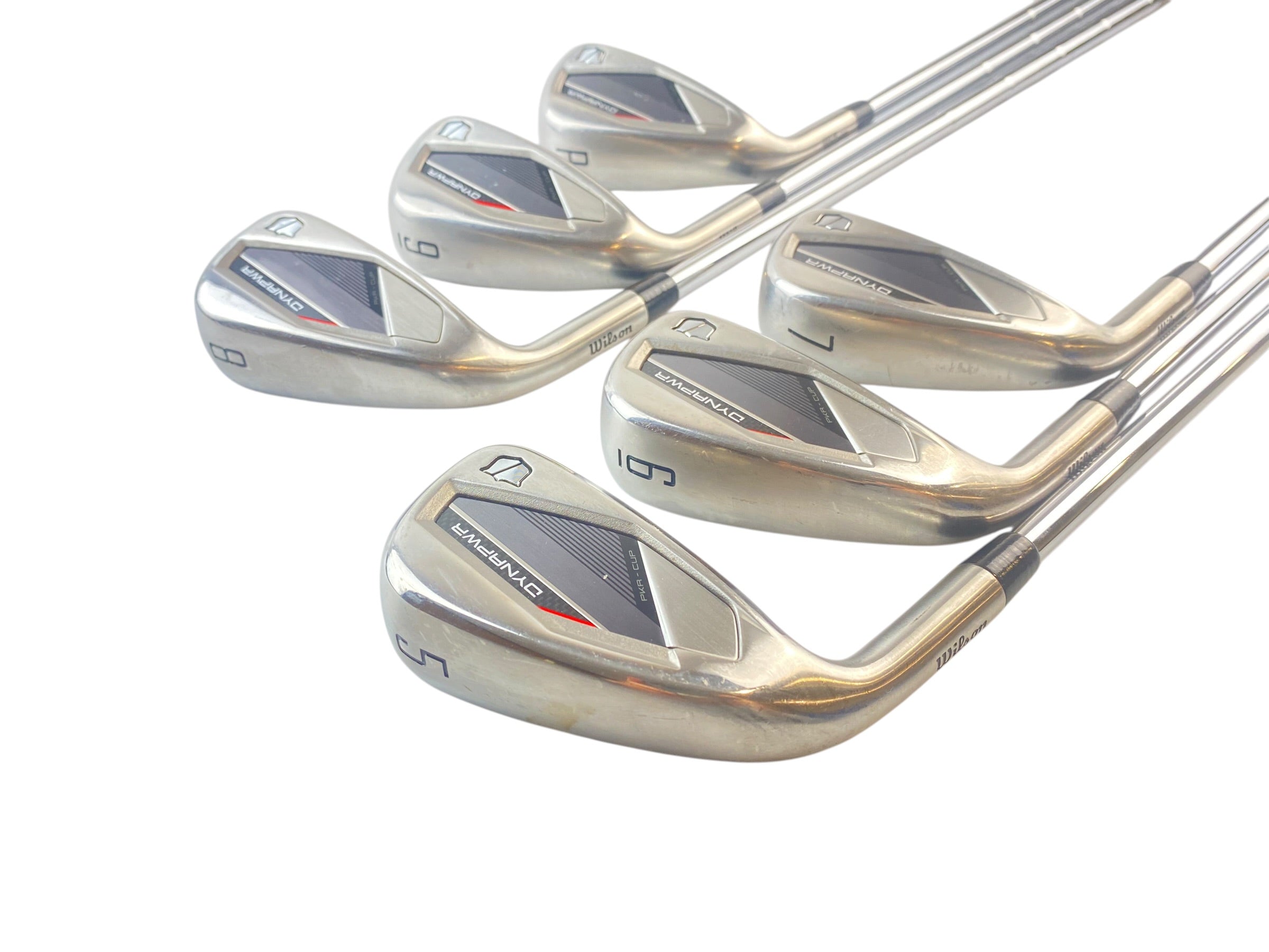 Left Hand Wilson DYNAPWR Irons / 5-PW / Regular Flex