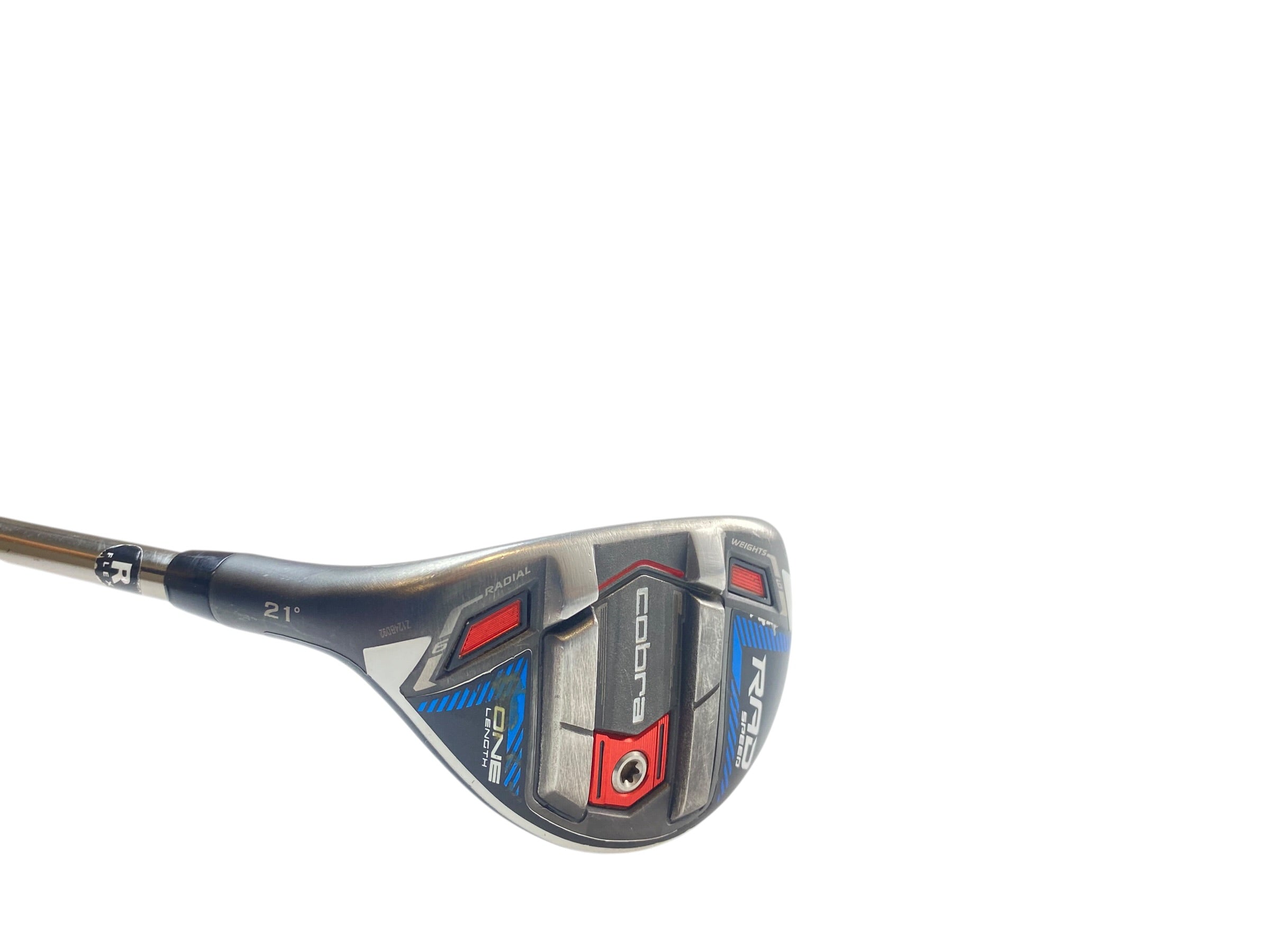 Left Hand Cobra King Radpseed One Length 3 Hybrid / 21 Degree / Regular Flex