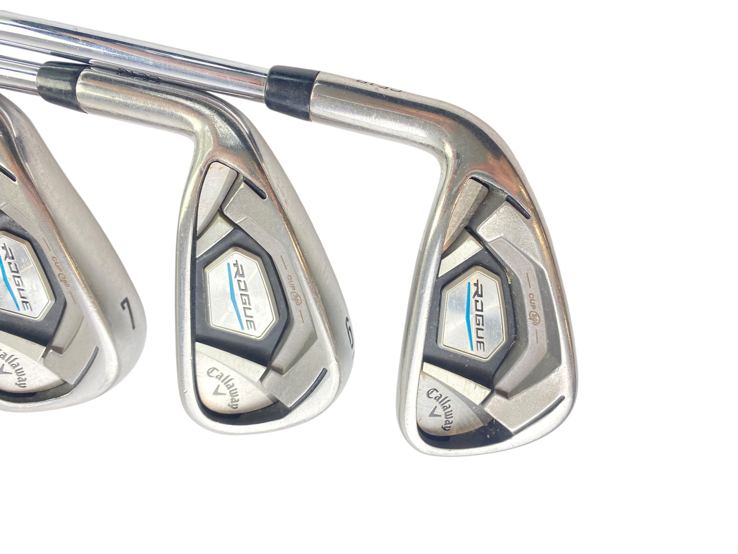 Left Hand Callaway Rogue CF18 Irons / 5-SW / Regular Flex