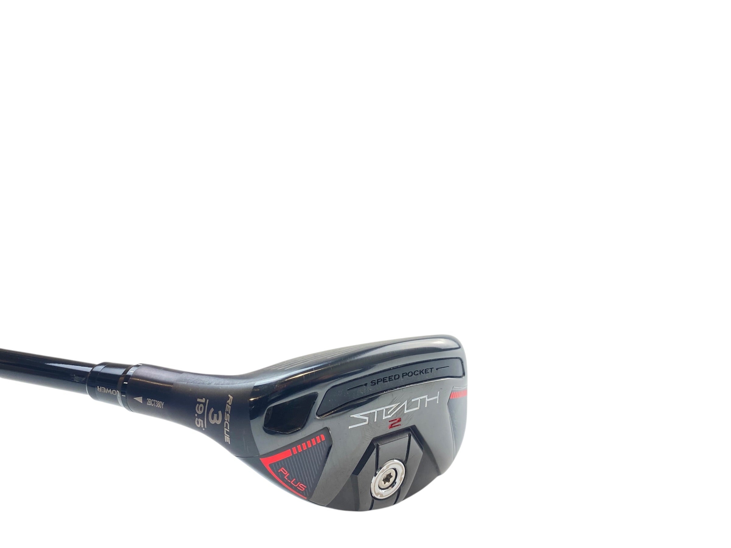 Left Hand Taylormade Stealth 2 Plus 3 Hybrid / 19.5 Degree / Stiff Flex