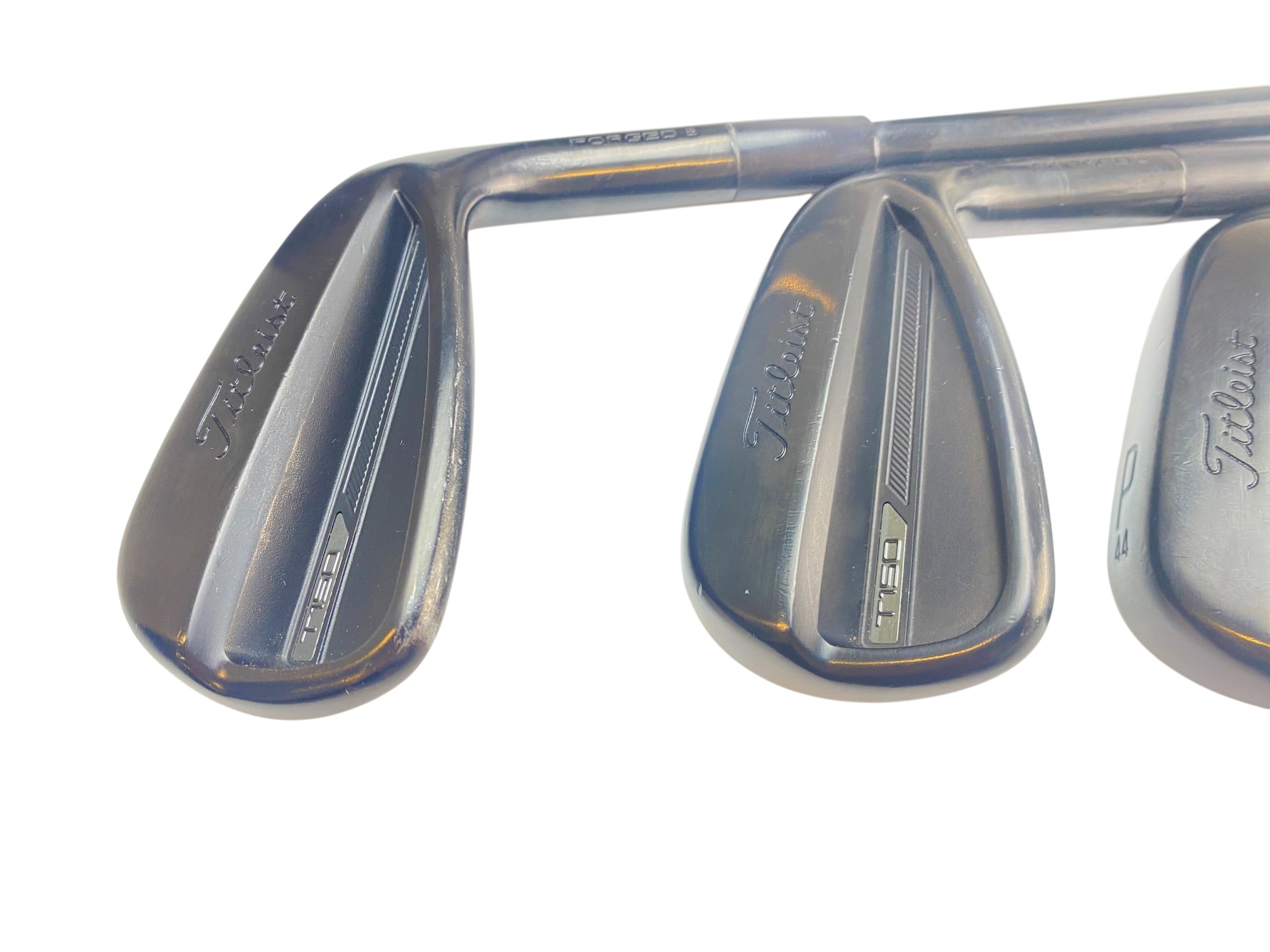 Titleist T150 Black Irons / 5-PW / Extra Stiff Flex