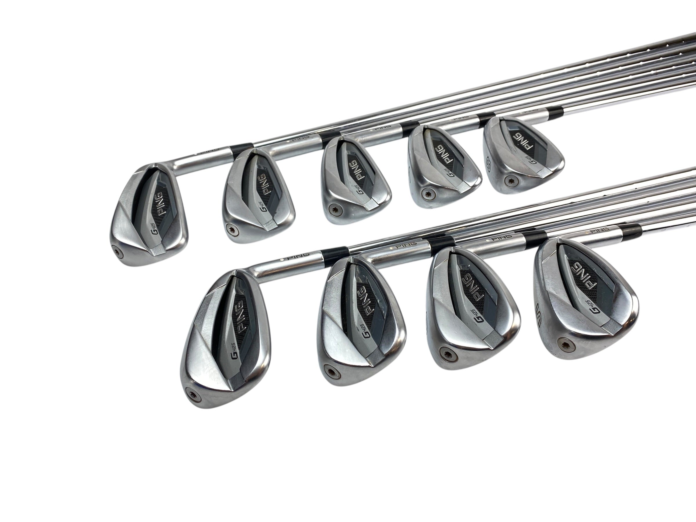 PING G425 White Dot Irons / 4-SW / Stiff Flex