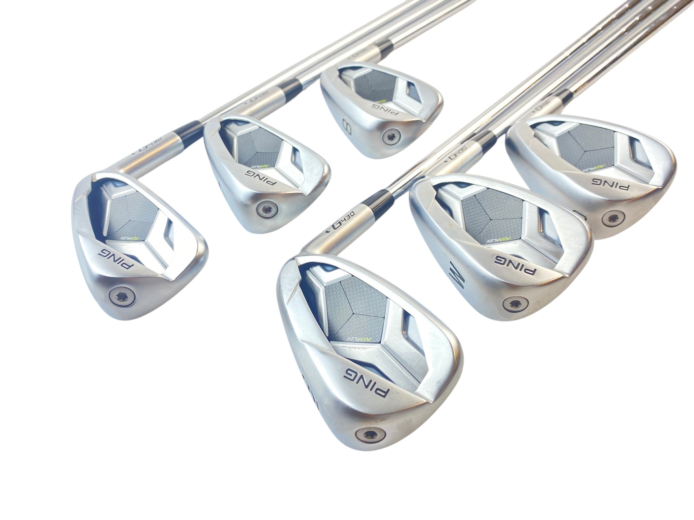 PING G430 Black Dot Irons / 6-GW / Regular Flex