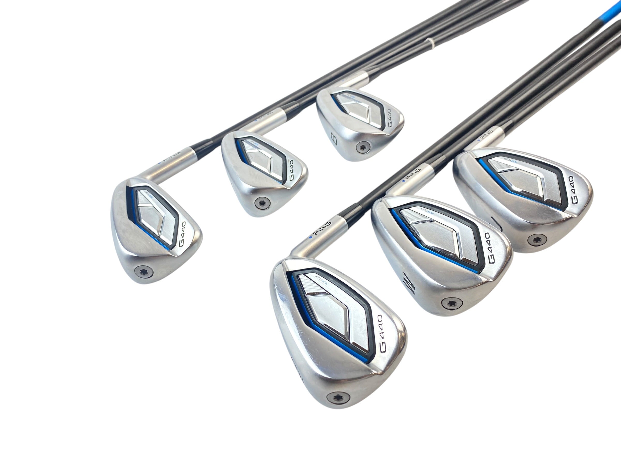 PING G440 Blue Dot Irons / 6-GW / Regular Flex