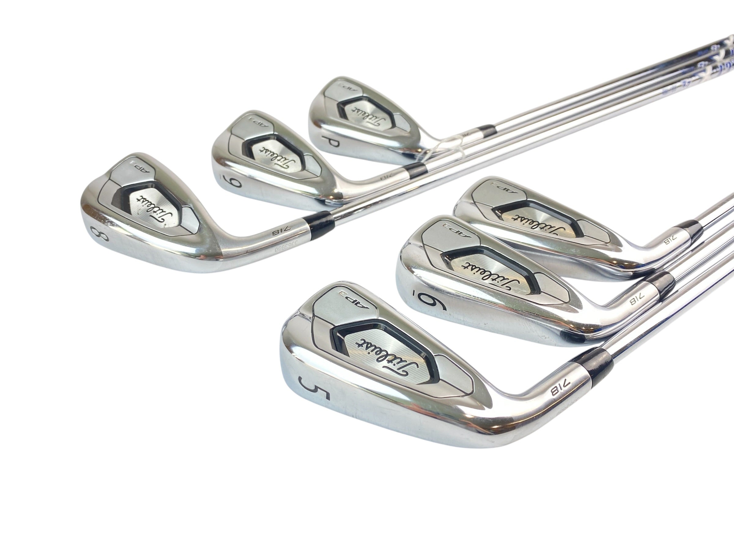 Left Hand Titleist 718 AP3 Irons / 5-PW / Regular Flex