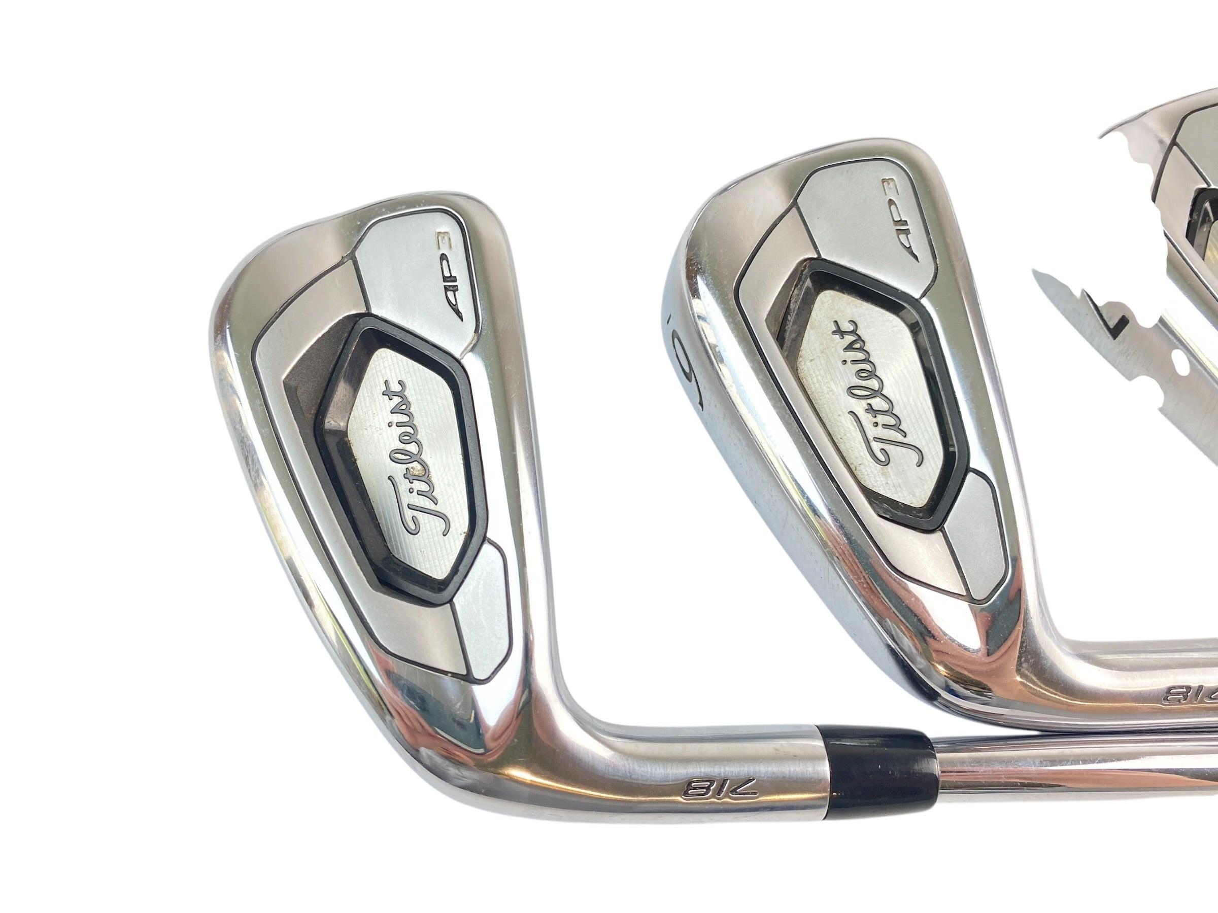 Left Hand Titleist 718 AP3 Irons / 5-PW / Regular Flex
