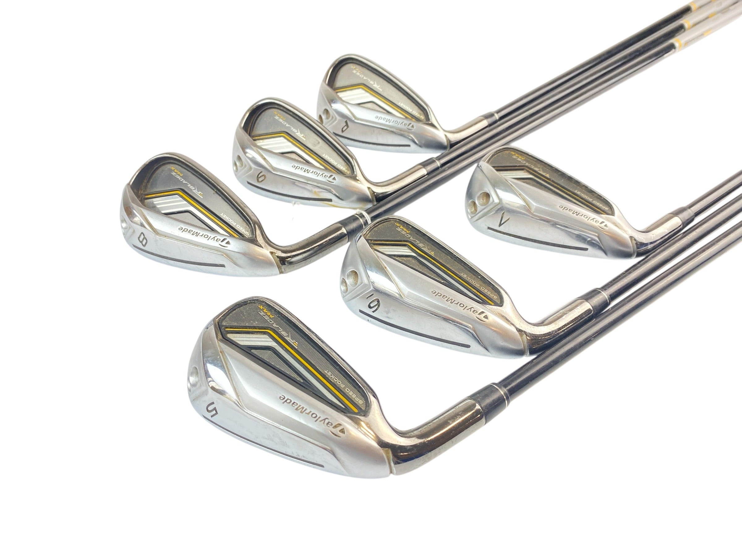 Left Hand Taylormade Rocketbladez Max Irons / 5-PW / Stiff Flex