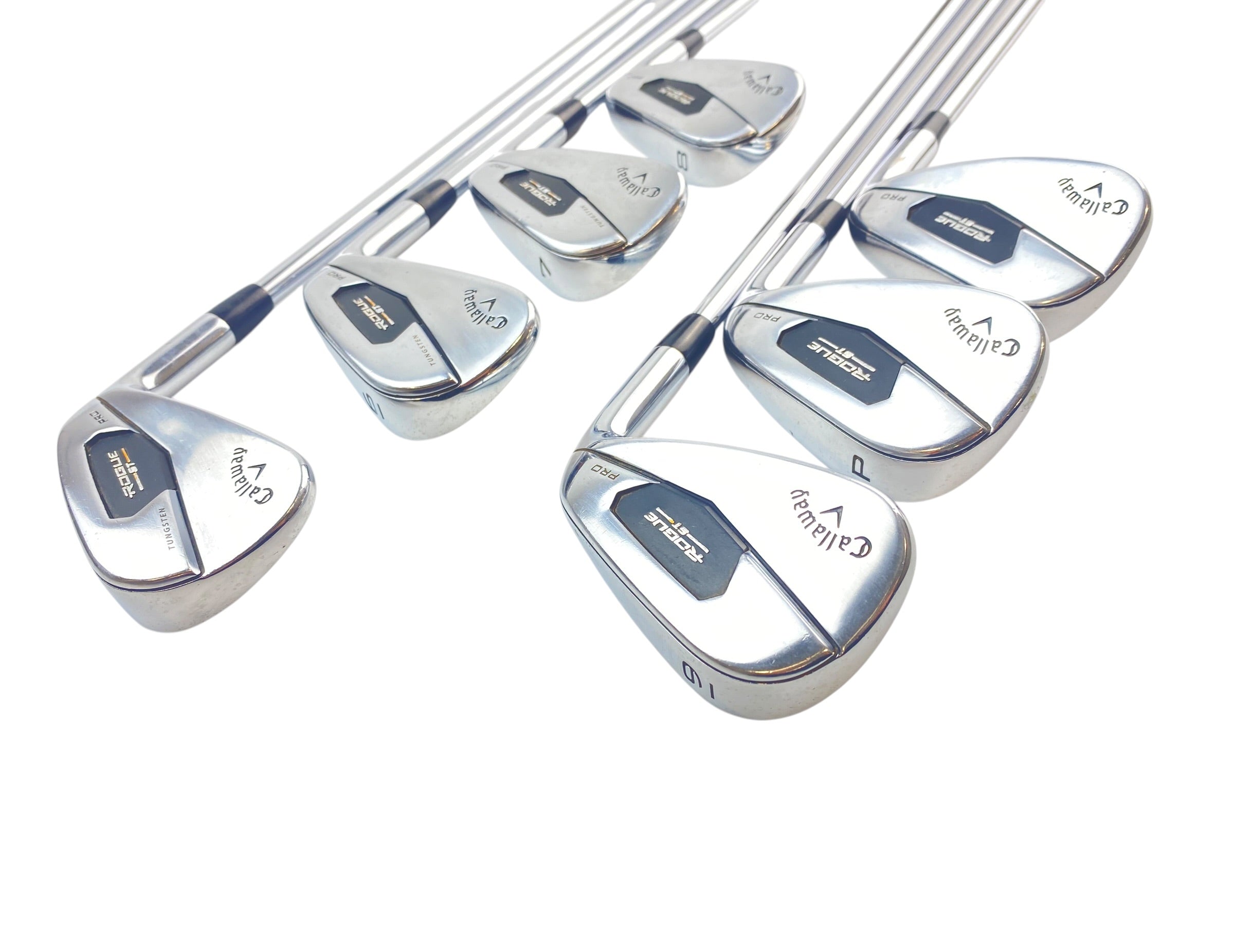 Callaway Rogue ST Pro Irons / 5-GW / Stiff Flex