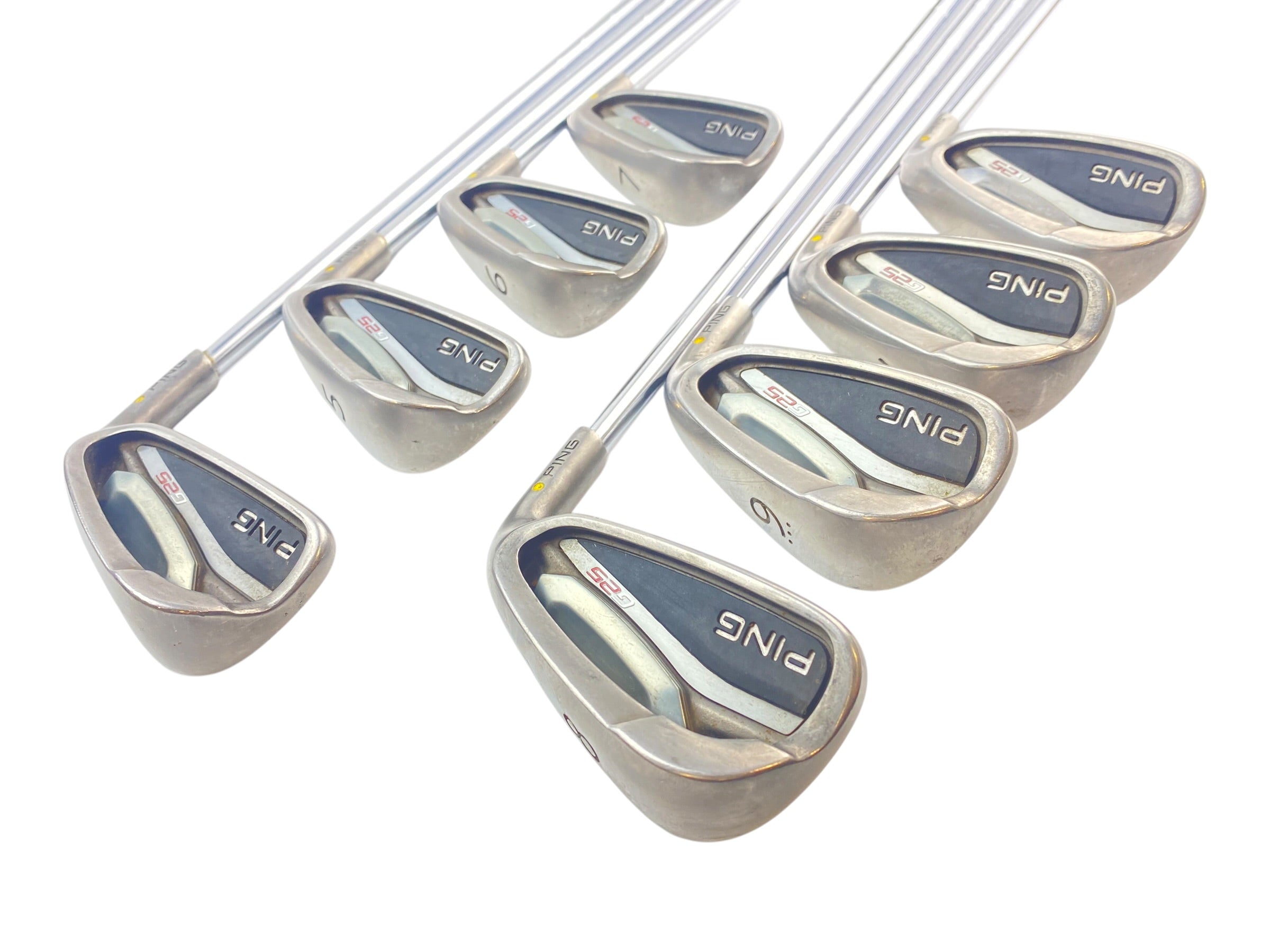 PING G25 Yellow Dot Irons / 4-GW / Regular Flex