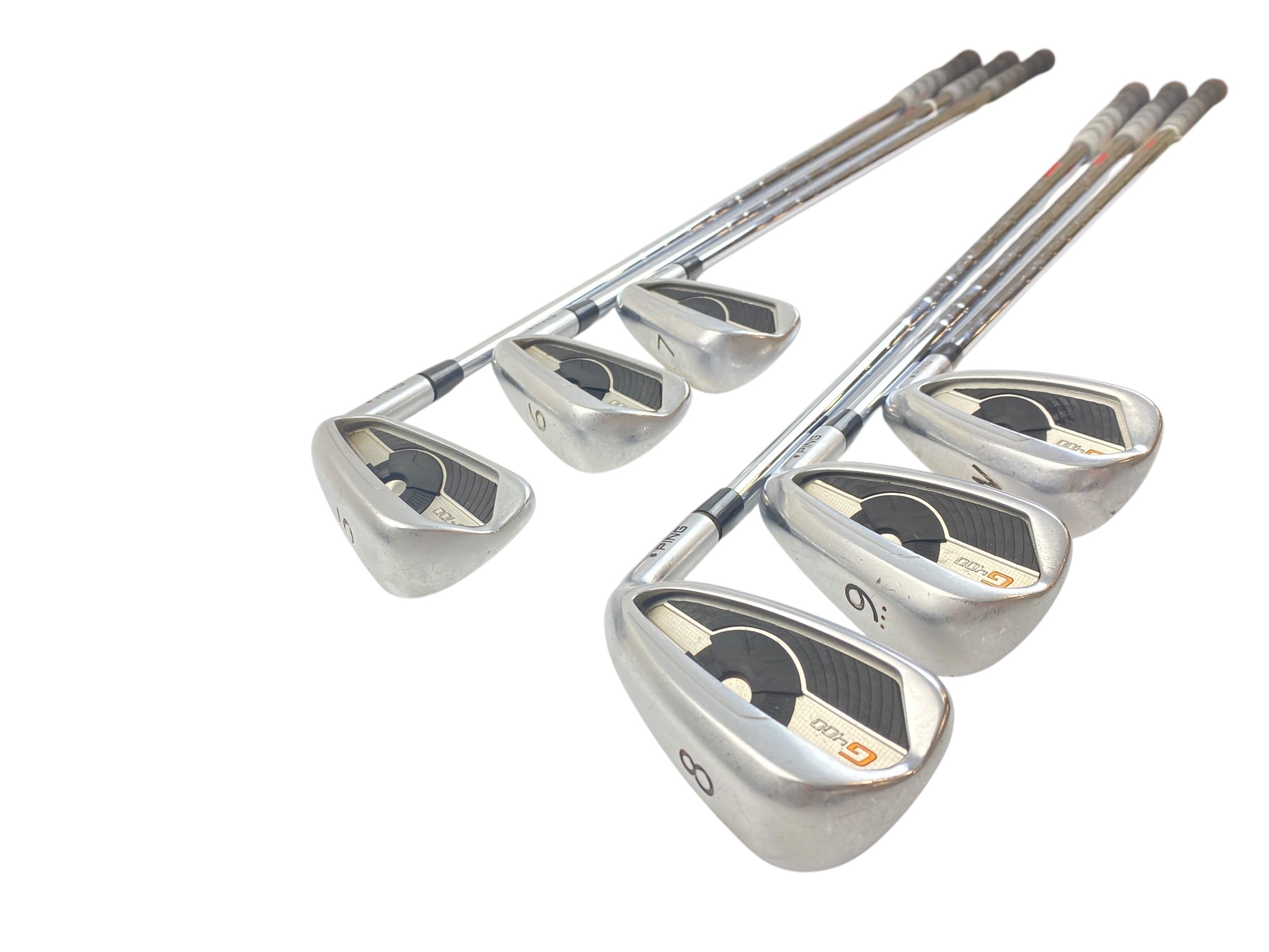 PING G400 Black Dot Irons / 5-PW / Stiff Flex
