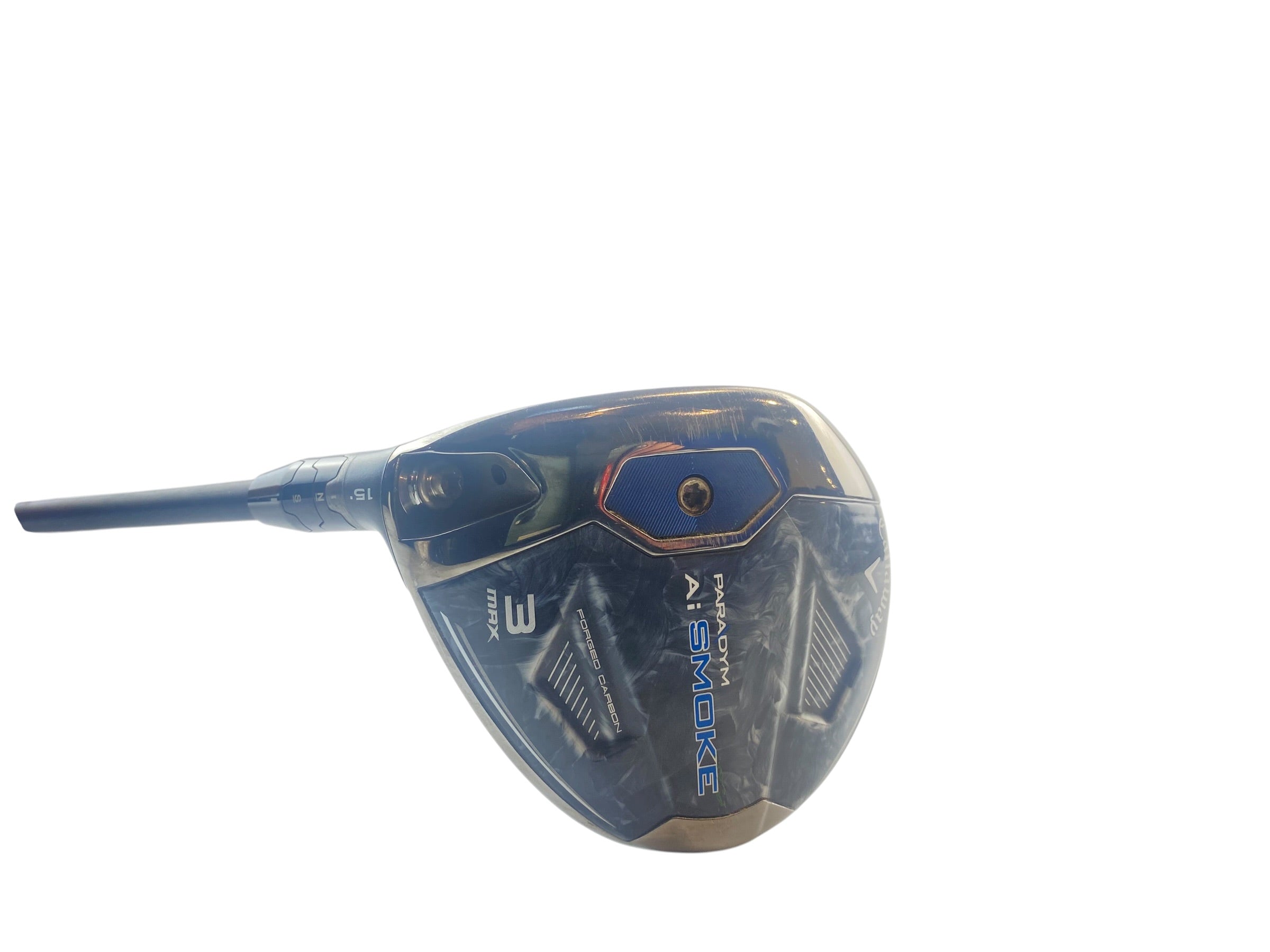 Left Hand Callaway Paradym Ai Smoke Max 3 Wood / 15 Degree / Stiff Flex
