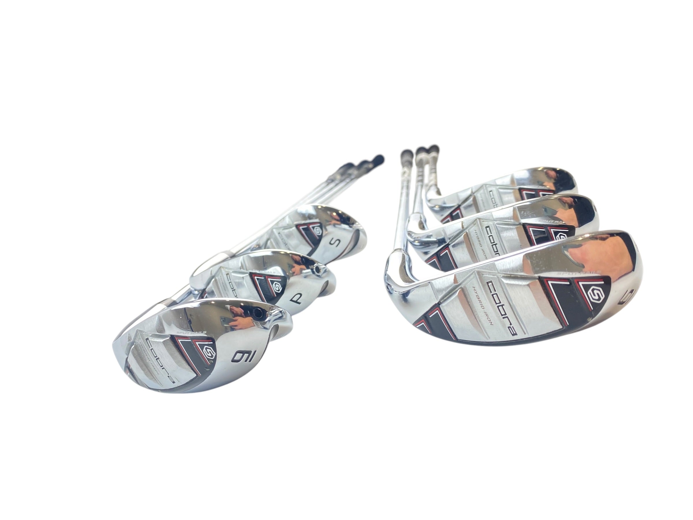 Left Hand Cobra T-Rail Hybrid Irons / 6-SW / Regular Flex