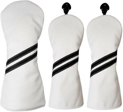 Black/White Headcover - 3 Wood